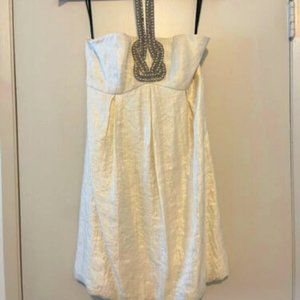 Laundry by Shelli Segal -Warm White- mini dress- Size 6